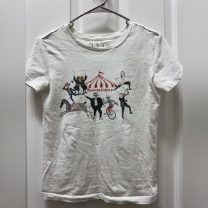 Anthropologie Unfortunate Portraits Fashion Circus Short Sleeve T-Shirt